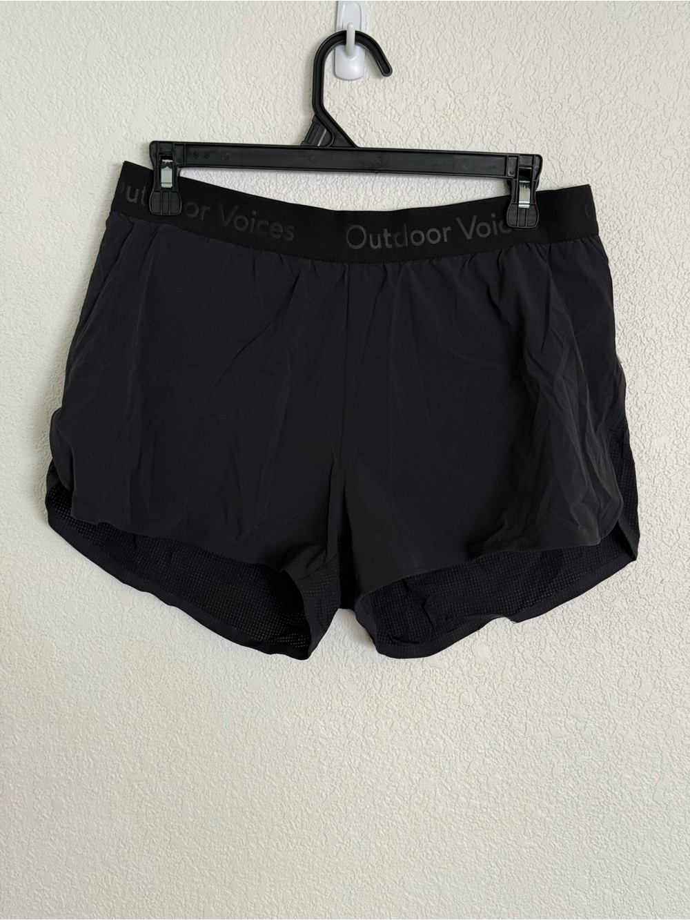 Outdoor Voices Black Athletic Shorts